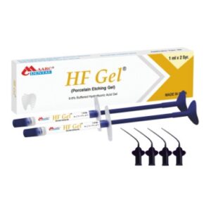 HF Gel-1 ml x 2 syr with 4 applicator tips (Porcelain Etching Gel)